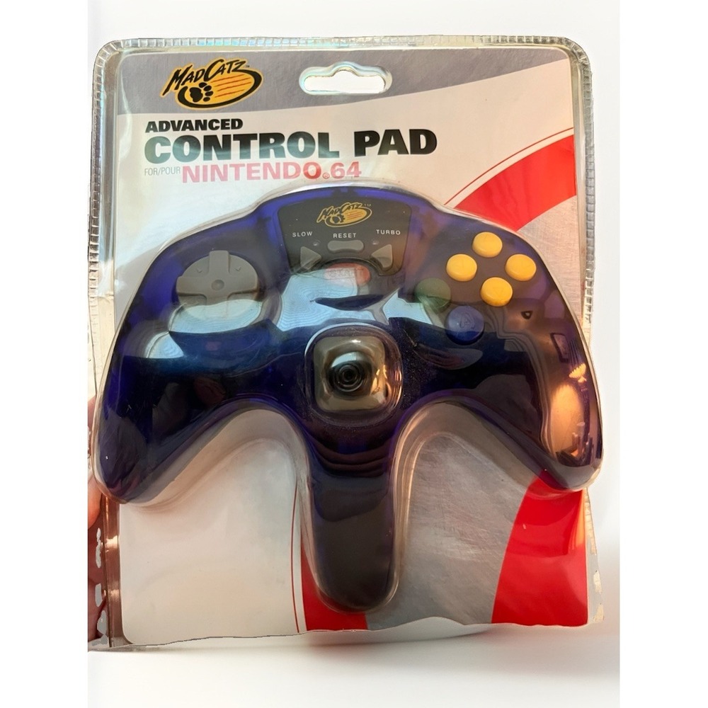 Mad Catz Advanced Control Pad Nintendo 64 N64 Controller New Sealed Turbo